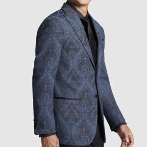 NEW Egara Slim Fit Paisley Dinner Tuxedo Jacket 38R